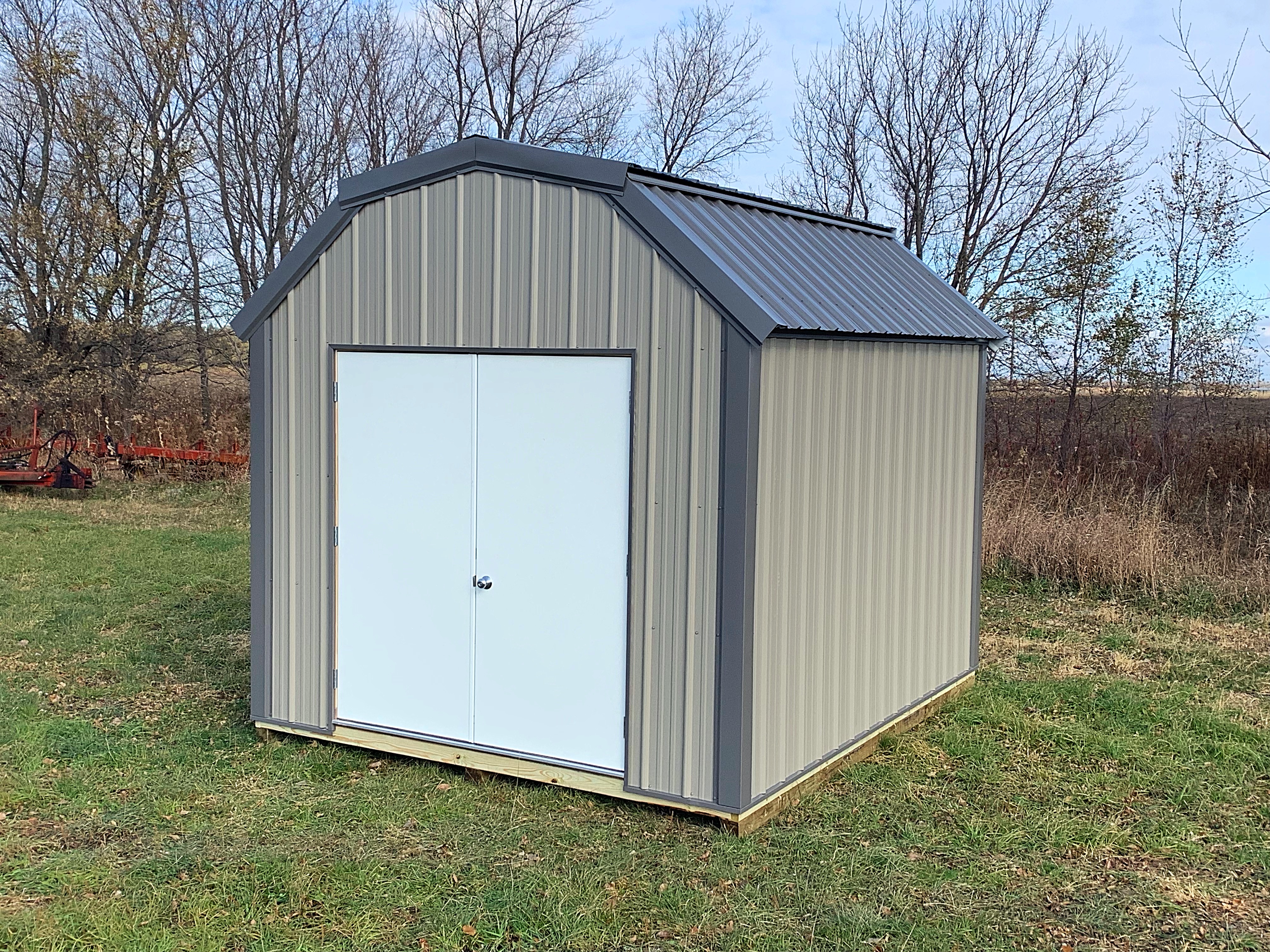 Gambrel Roof Storage Shed